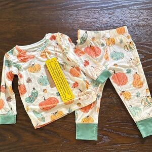 Angel Dear Pumpkin Patch Kids Pajama Set